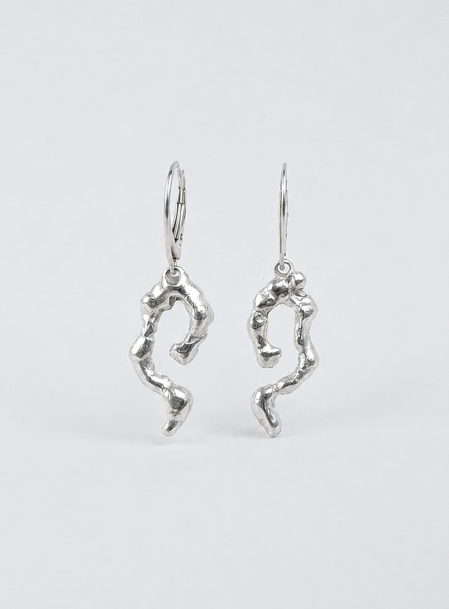 LIQUID WINGS sterling silver earrings